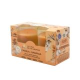 BOUGIE PARFUMÉE VERRE, C. ORANGE, PACK 2X100G LOT DE 1