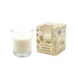 BOUGIE PARFUMÉE DANS UN VERRE, VANILLE, 140G LOT DE 1