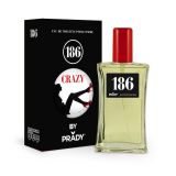 EAU DE COLOGNE CRAZY FEMME 100ML LOT DE 1