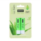 SENCE BAUME LÈVRES 2X4.3GR TWIN PACK ALOE VERA LOT DE 1