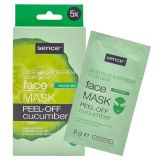 SENCE MASQUE VISAGE PEEL-OFF 5X8GR CUCUMBER LOT DE 1