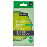 SENCE MASQUE VISAGE PEEL-OFF 5X8GR CUCUMBER LOT DE 1