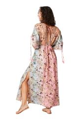 Robe été longue manches courtes