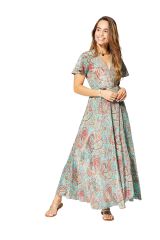 Robe été longue manches courtes