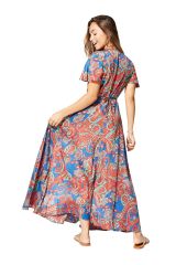 Robe été longue manches courtes