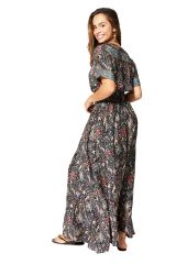 Robe été longue manches courtes