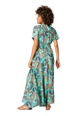 Robe été longue manches courtes