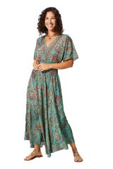 Robe été longue manches courtes