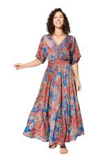 Robe été longue manches courtes