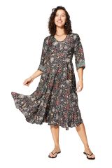 Robe été mi-longue manches 3/4