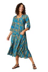 Robe été mi-longue manches 3/4