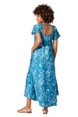 Robe été longue manches courtes