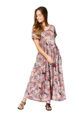 Robe été longue manches courtes