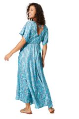 Robe été longue manches courtes