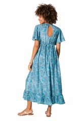 Robe été longue manches courtes