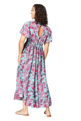 Robe été longue manches courtes