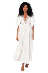 Robe été longue manches courtes