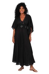 Robe été longue manches courtes