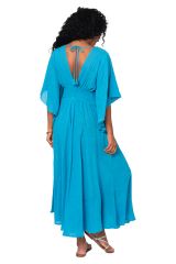 Robe été longue manches courtes