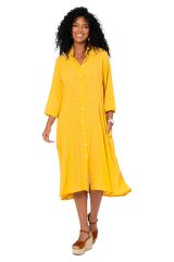 Robe été mi-longue manches 3/4