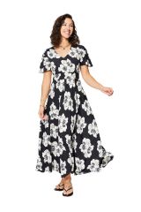 Robe été longue manches courtes