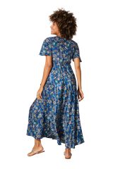 Robe été longue manches courtes