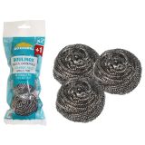 BOULE INOX X3 EN SACHET LOT DE 1