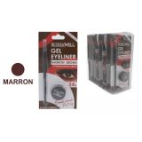 GEL EYE LINER AVEC  PINCEAU  MARRON LOT DE 1