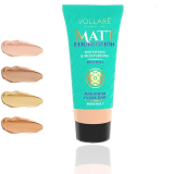 V MATTIFYING - MOISTURISING MATT FOUNDATION A15 + 5 TESTERS + DISPLAY