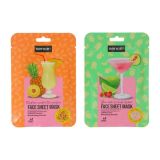 SENCE DISPLAY 24PCS FUN FACE SHEET MASK CITRON 23ML LOT DE 2