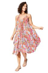 Bohème Chic : Envoûtante Robe Longue à Imprimé Floral 358038