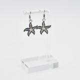 Boucles d'oreilles Fleur argent 359596