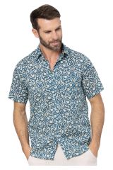 Chemise été manches courtes ethnique Soren 359810