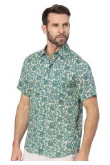 Chemise été manches courtes ethnique Stijn 359805