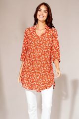 Chemise fines fleurs boho chic Cara 359137