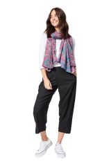 Foulard femme chic bohème fleuri ethnique Frederick 333191