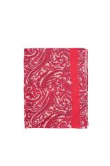 Grand foulard paréo femme bohème ethnique d'été rose foncé Farah 327771