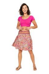 Jupe courte multicolor floral chic  Amaya