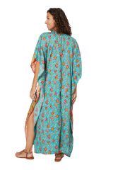 Kaftan longue imprimé coloré et tendance floral Anastasia 344735