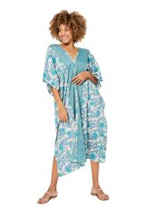 Kaftan mi-longue de style frais et floral  Anantha 344721