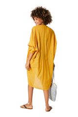 Kimono été mi-long jaune flamboyant Béthanie 355198