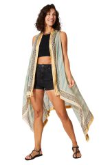 Kimono été mi-long sans manches 354562