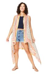 Kimono été mi-long sans manches 354578