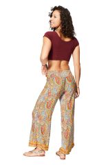 Pantalon été long ample bohème paisley Sophie 357818