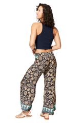 Pantalon été long ample ethnique à motifs Sophia 357816