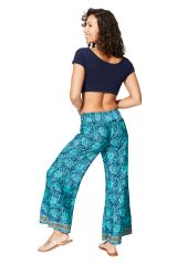 Pantalon été long bohème bleu Stacey 357826