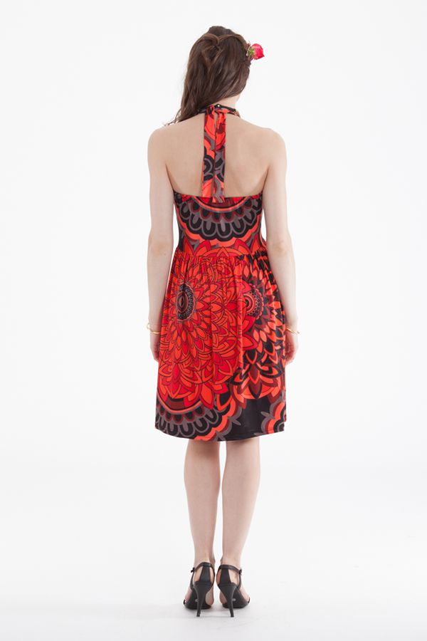 robe-a-dos-nu-rouge-ethnique-et-ideale-ceremonie-ou-soiree ...