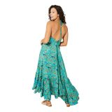 Robe asymétrique à composition florale estivale Andromeda 347302