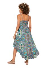 Robe asymétrique coloré et chic d\'été Arienne