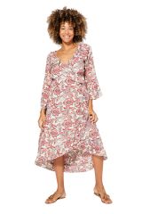 Robe asymétrique floral exotic de mariage Annie